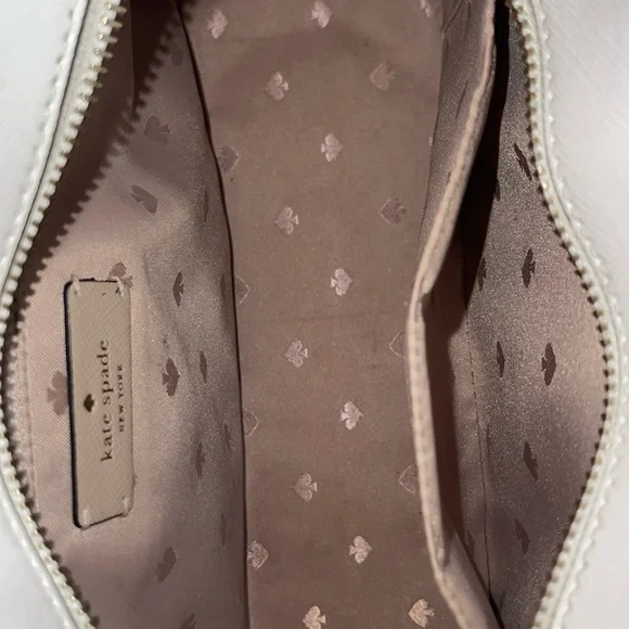 Kate Spade Two-Tone Satchel in Cream and Black - Picture 5 of 7